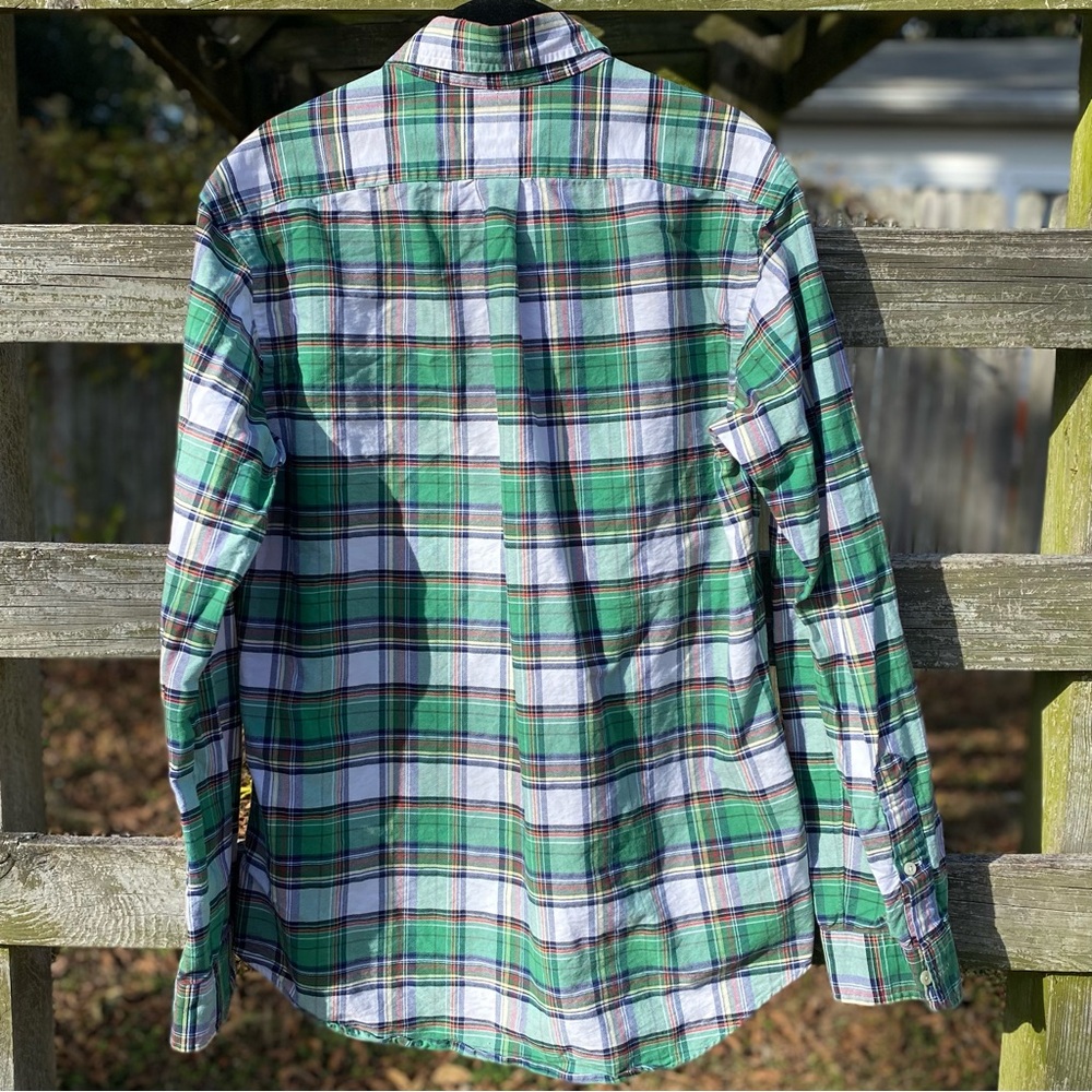 Ralph Lauren Custom Fit Plaid Shirt - Picture 2 of 8